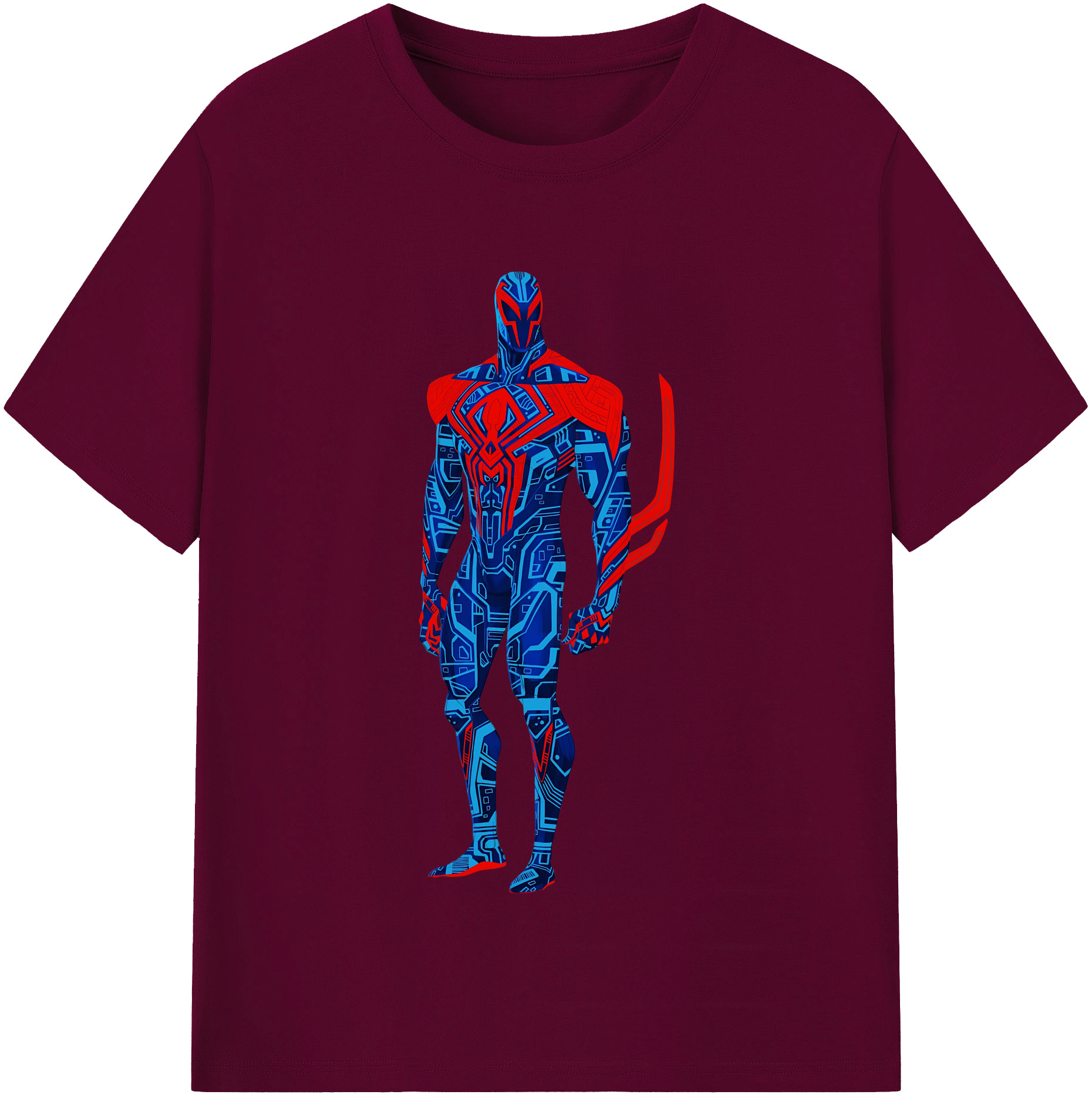 （画像用） Spider Man スパイダーマン レディースカジュアルプリントTシャツ（綿100％）
